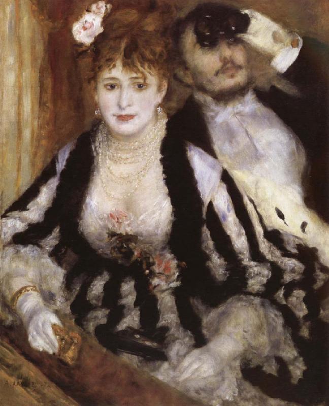 Pierre-Auguste Renoir The Teatre Box France oil painting art
